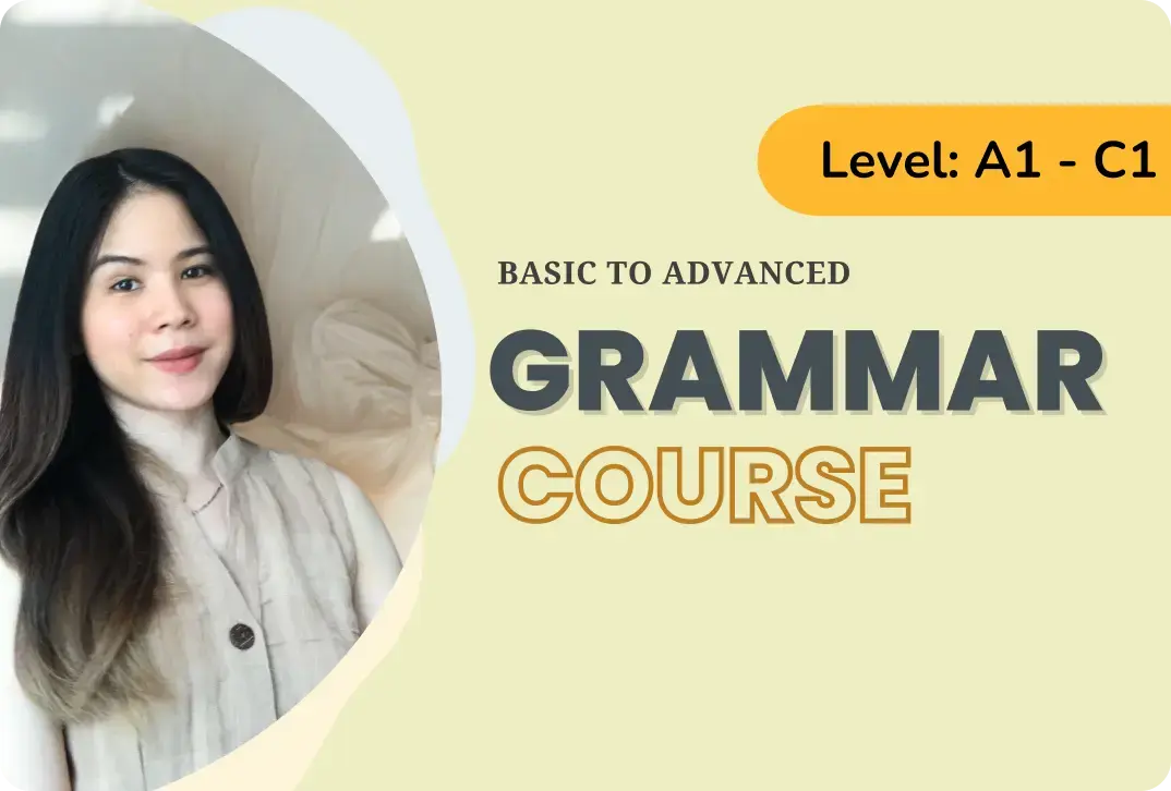 Basic to advanced English grammar course A1 to C1